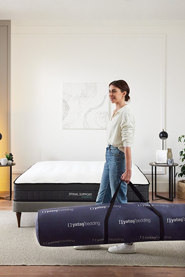 Spinal Support Bamboo Roll Pack Pocket Yaylı Yatak - 5