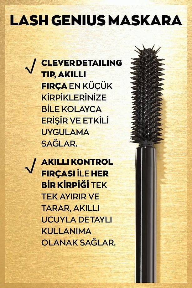 True Lash Genius 5 Etkili Maskara 10 Ml. Üçlü Set - 5