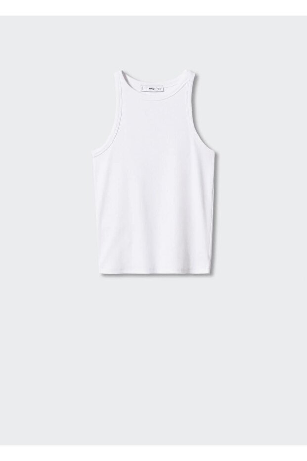 Lastik Örgü Pamuklu Bluz - 3