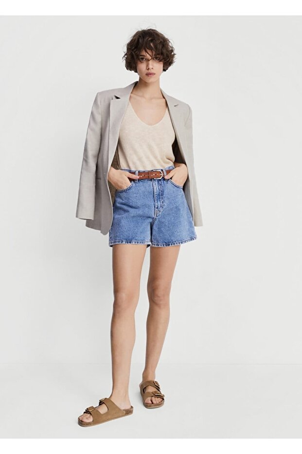 Askılı Triko Bluz - 2