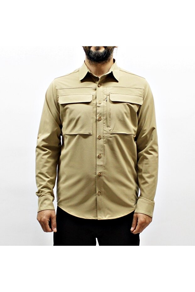 Beige Flex Tactical Outdoor Tactical Shirt