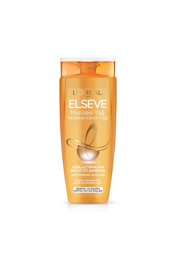 L'Oréal Paris Elseve Mucizevi Hindistan Cevizi Yağı Ağırlaştırmayan Besleyici Şampuan 450 ml 5 Adet - 6