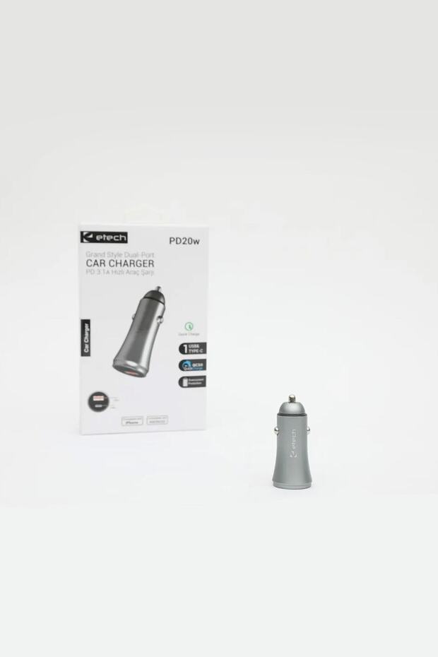 Araç Şarjı Pd 3.1a Hızlı Usb & Type-c 20w Çakmaklık - 4