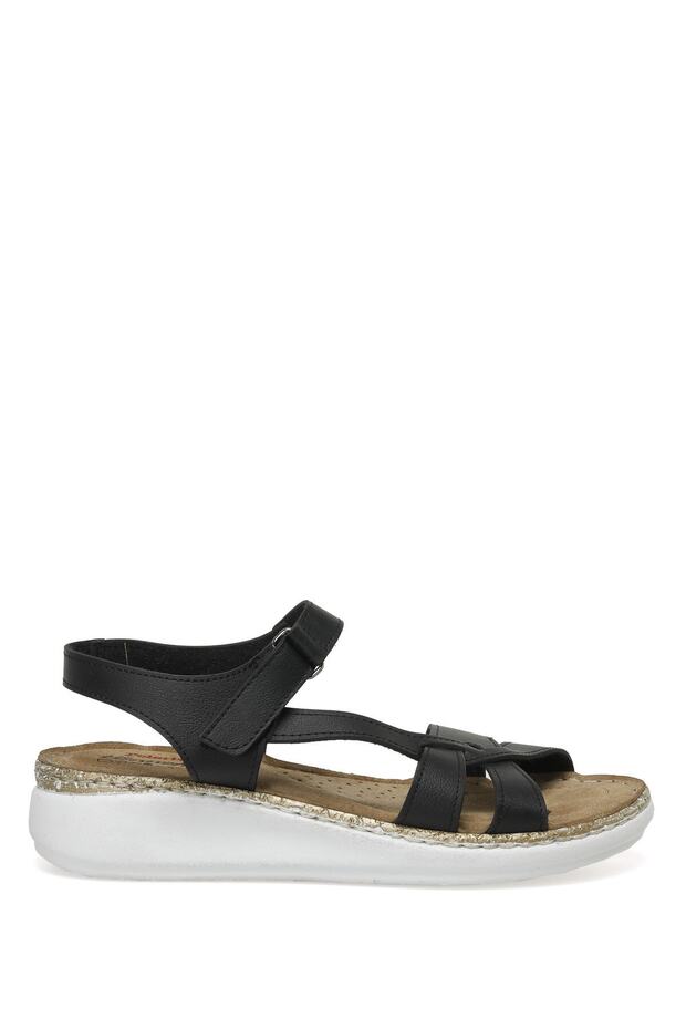 162627.Z3FX Siyah Kadın Comfort Sandalet - 1
