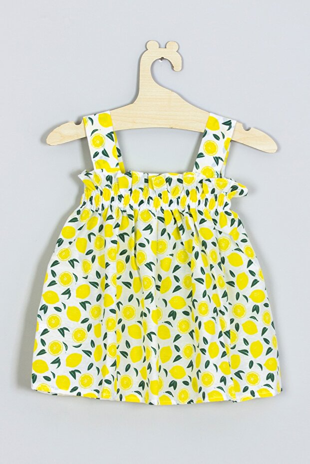 Strappy Lemon Dress 006