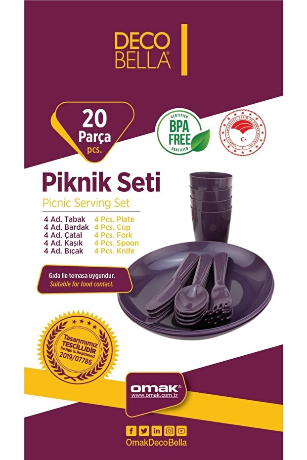 Ekonomik Lüks Piknik Seti - 5