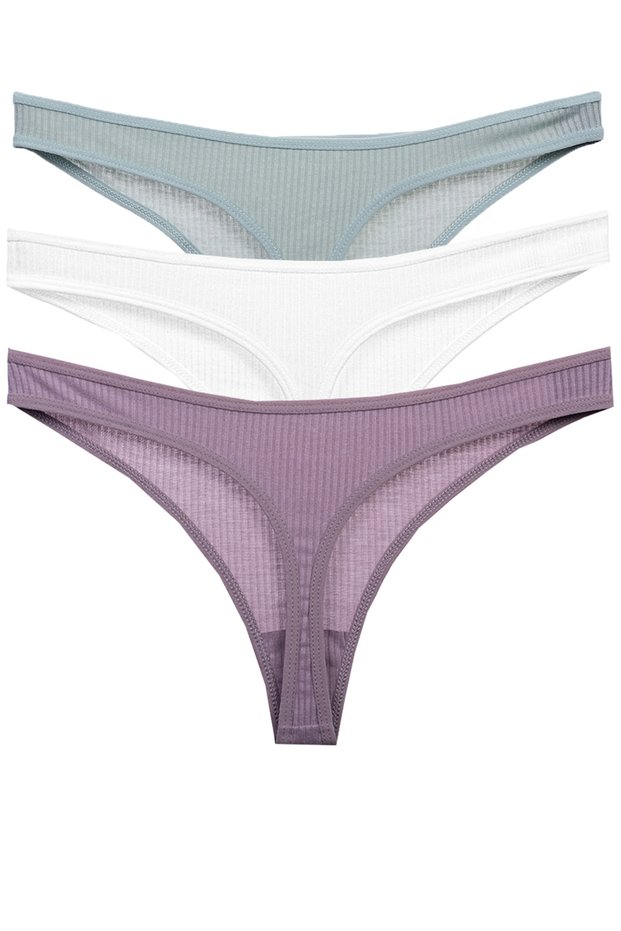 Cotton Thong 3 Pack