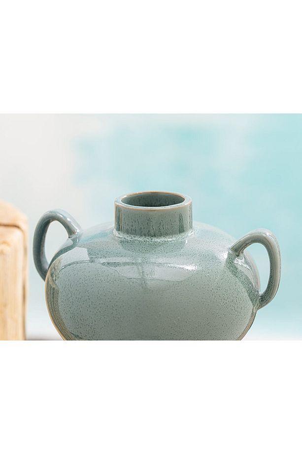 Lukas Stoneware Vazo Seledon - 2
