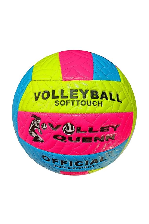 Pvs Soft Deri Dikişli Soft Touch 280 Gr Fosforlu Voleybol Topu 5 No - 1