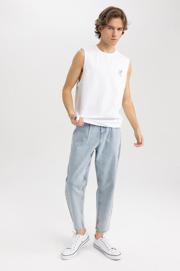 Regular Fit Basic Bisiklet Yaka Premium Atlet - 2
