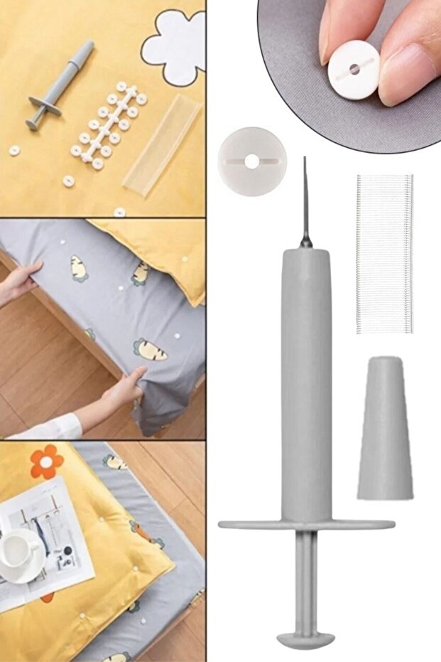 ® طقم أزرار تثبيت غطاء اللحاف وحامل الملاءة - 1