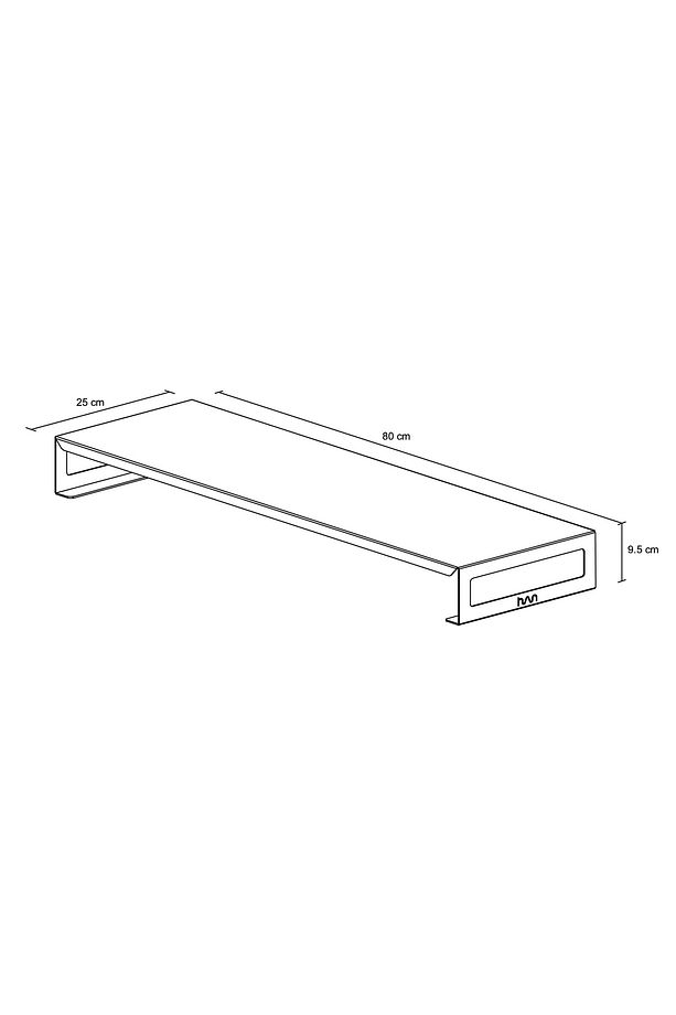 DUAL MONİTÖR STANDI – İKİLİ MONİTÖR STANDI – MONİTÖR YÜKSELTİCİ – METAL – SİYAH – SMS4BL - 9
