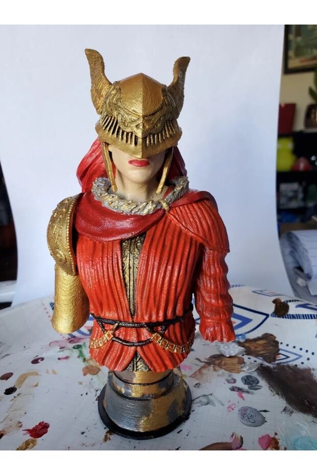 Malenia Elden Ring Boyalı Büst 15 CM - 1