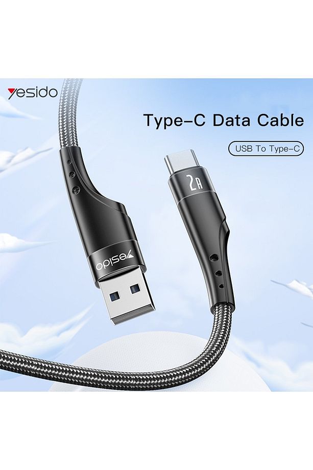 3metre 2A PD Hızlı Şarj ve Data Kablosu Usb to Type-C Yüksek Kalite Yumuşak Hasır Naylon KabloAkıllı - 7