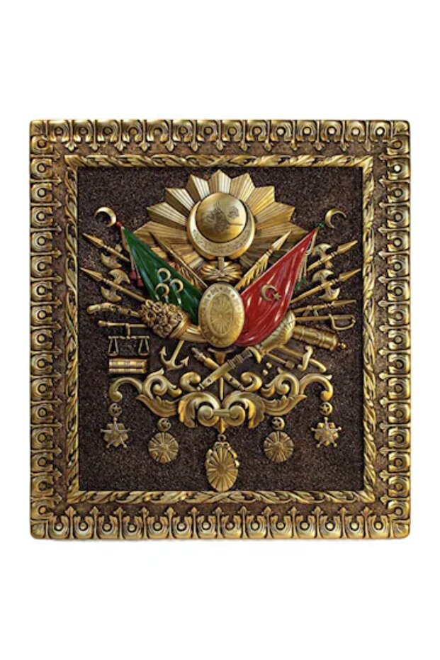 100*90 BÜYÜK BOY OSMANLI DEVLET ARMASI - 1