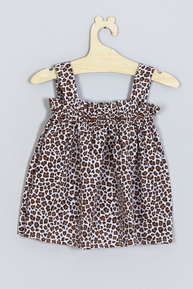 Strappy Leopard Dress