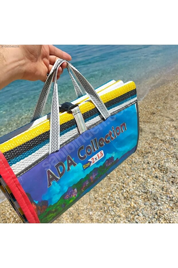 Folding Bag Beach Wicker - Picnic Wicker - Plastic Rug 200*150 Beach Camping Picnic Garden Carpet