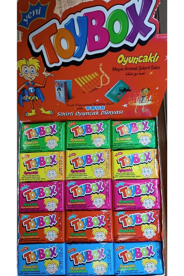 oyuncaklı sakız kutusu 30 adet - 2