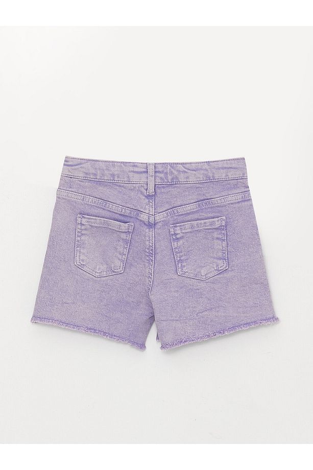 Basic Kız Çocuk Jean Şort - 2