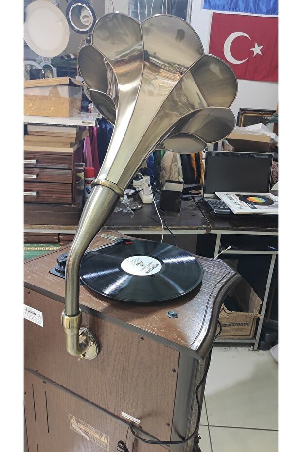 Gramafon Ahşap Gövdeli Üst Segment - 4