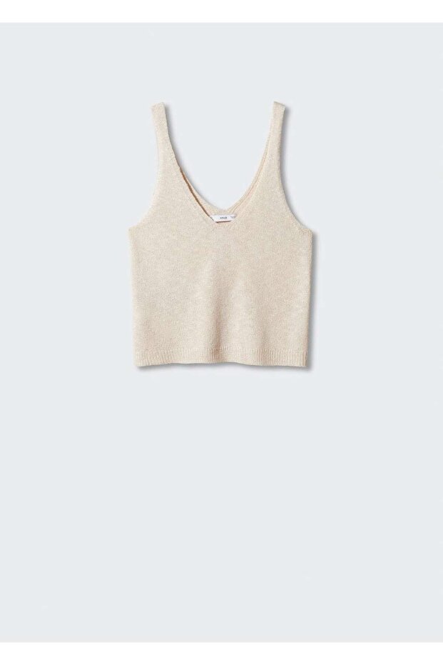 Askılı Triko Bluz - 3