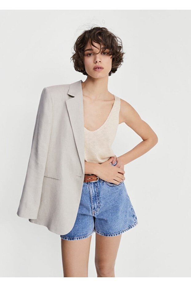 Askılı Triko Bluz - 7