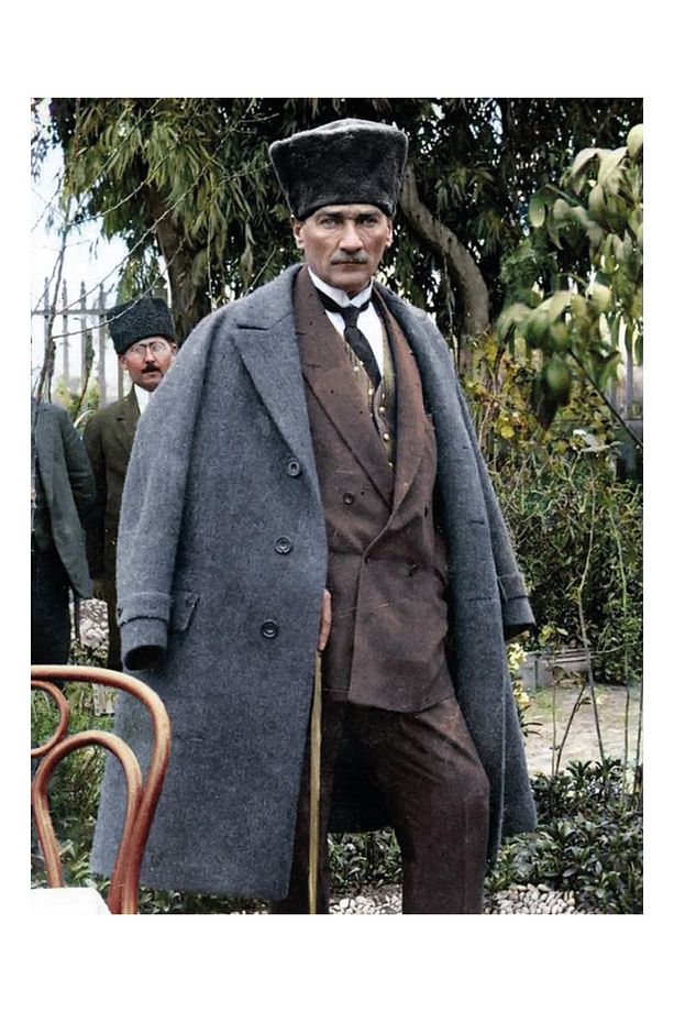 Takvim Yapraklarıyla Atatürk'ün Hayatı - 16'lı Ahşap Tablo Seti | Atatürk Köşesi Dekorasyonu - 6