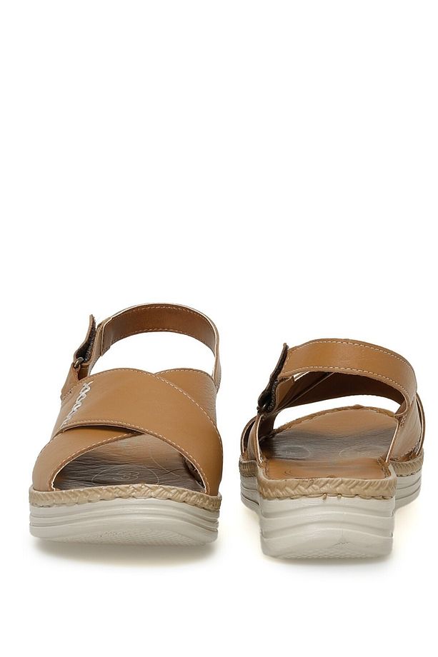104408.Z3FX Camel Kadın Comfort Sandalet - 5