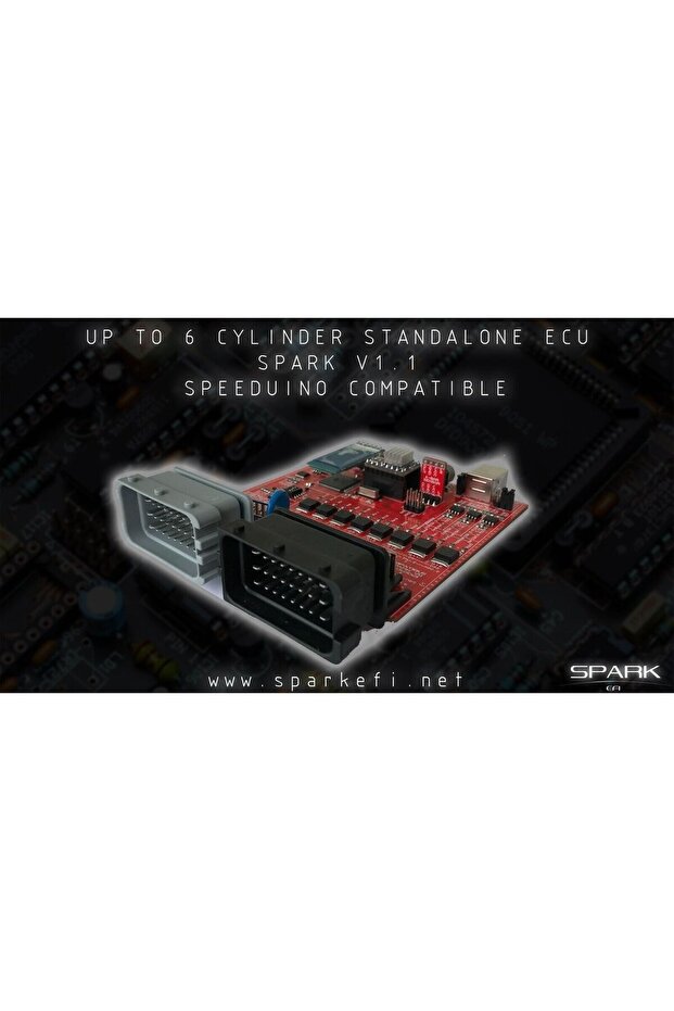 SPEEDUINO SPARK V1.1 STANDALONE ECU BEYİN 6 SİLİNDİR'E KADAR UYUMLU MAX9926 DRV8825 BLUETOOTH - 1