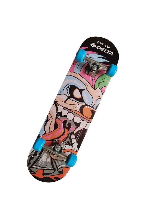 Tek Ebat Silikon Teker Üstü Zımparalı Kaykay - CVT 624 Skateboard Turuncu - 1