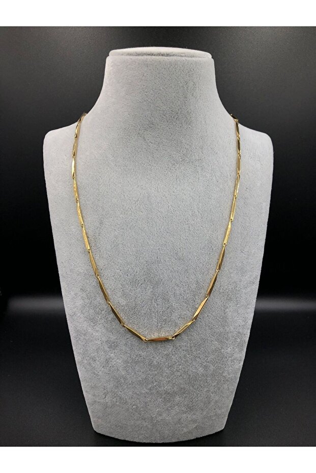 çelik küp üçgen model zincir erkek - 3