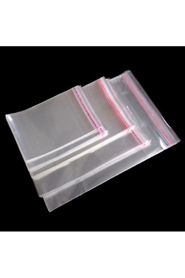 Gelatin Bag with Adhesive Tape 10X25 cm 50 Pieces