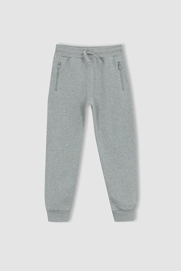 بدلة رياضية للأولاد مزودة بجيب بسحاب أساسي - 4