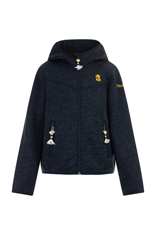 Knitted fleece jacket - 1