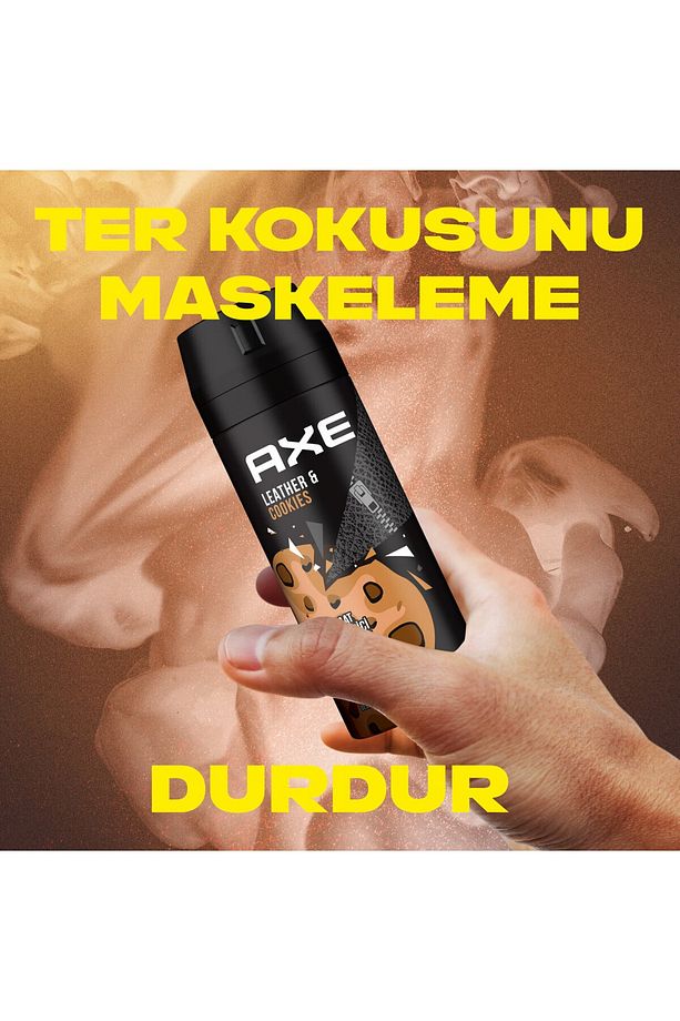 Erkek Deodorant Sprey Leather & Cookies 150 ml 4 Adet - 2