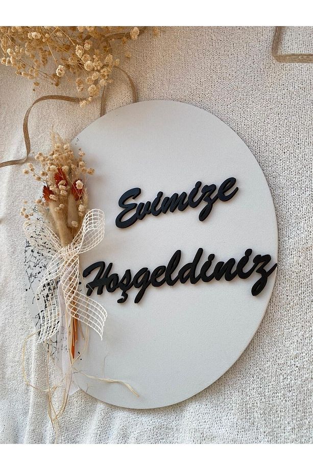 Kapı Süsü - Dış Kapı Süsü Evimize Hoşgeldiniz 2023-6 - 1