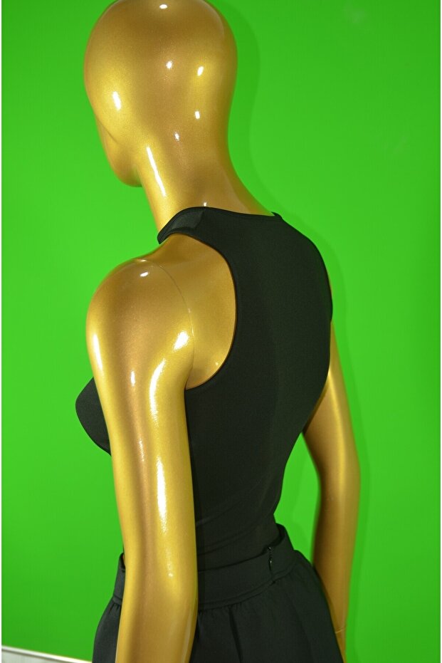 göğüs dekolteli crop bluz - 7