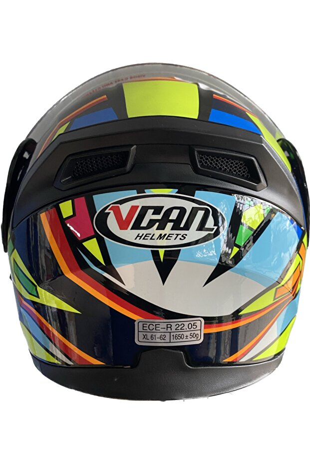 Vcan JK 19 - 902 çene açılır Güneş vizörlü kask - 4