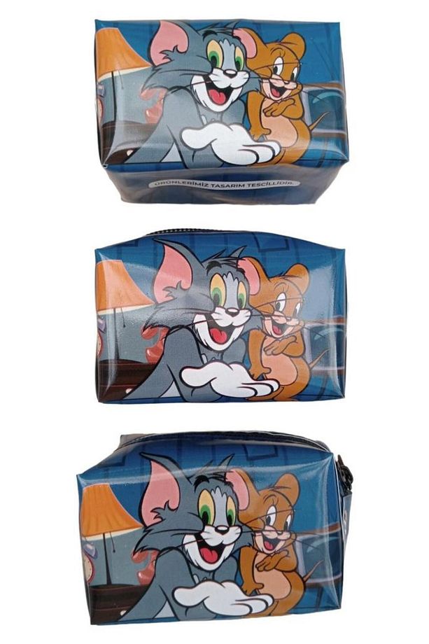 Tom Ve Jerry BOZUK PARA CÜZDANI 3 LÜ SET ÇOCUK çanta fermuarlı - 2
