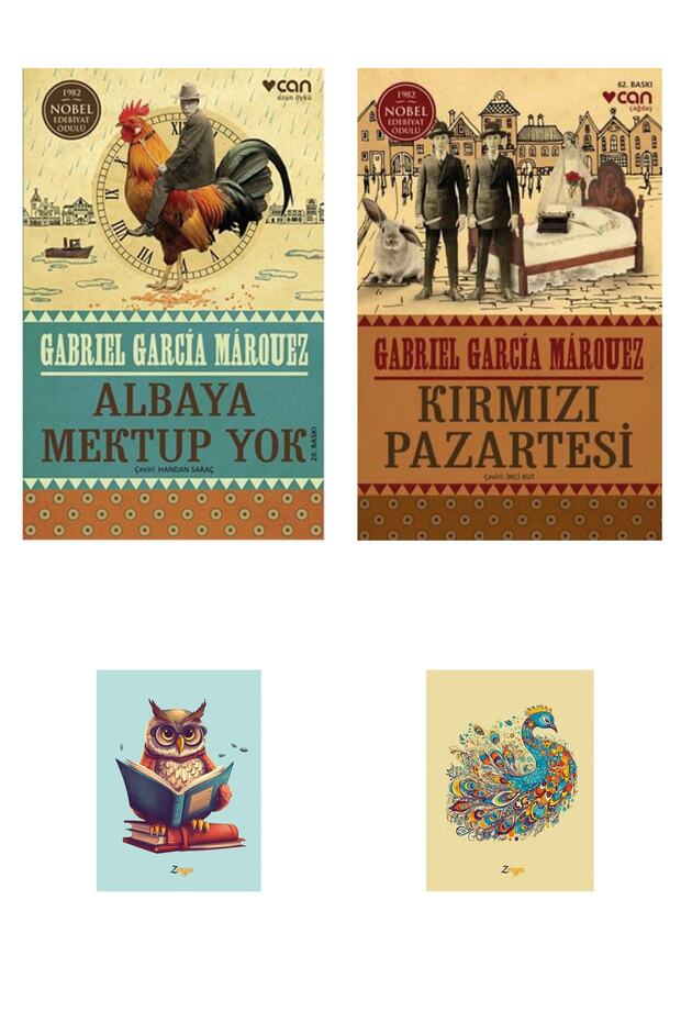 Kırmızı Pazartesi 9789750721571 - Albaya Mektup Yok - Gabriel Garcia Marquez - Set with Notebook