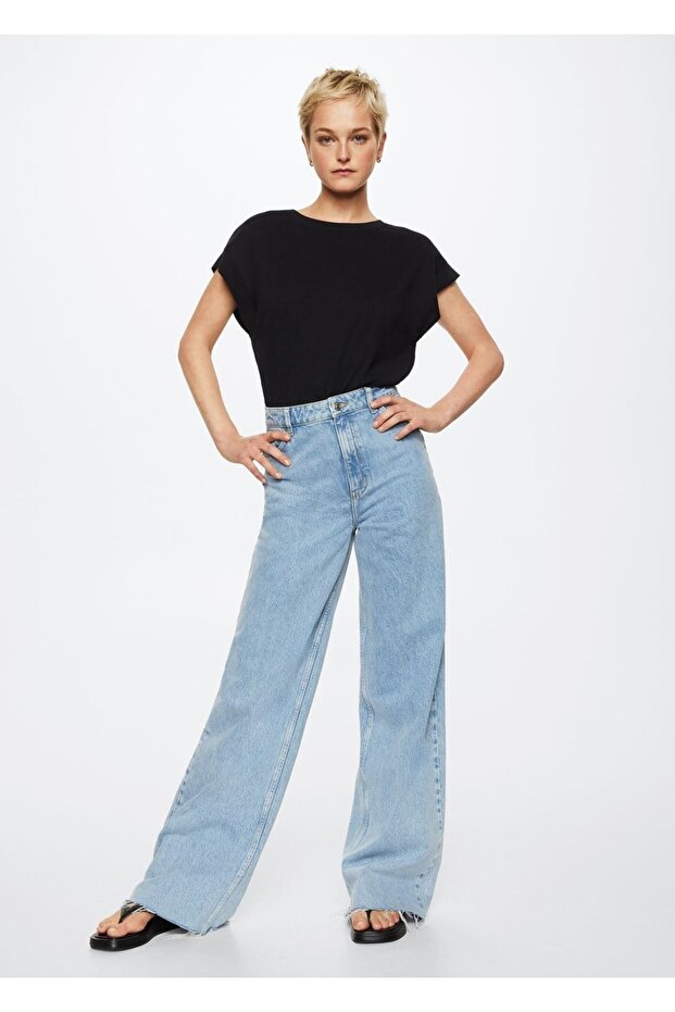 Sırt Dekolteli Tişört - 2