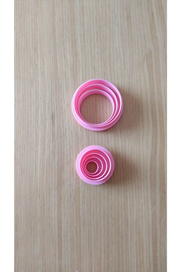 Polimer Kil Kalıbı Daire 7'li Set - 2