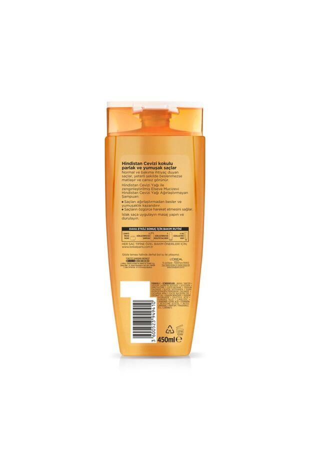 L'Oréal Paris Elseve Mucizevi Hindistan Cevizi Yağı Ağırlaştırmayan Besleyici Şampuan 450 ml 5 Adet - 5