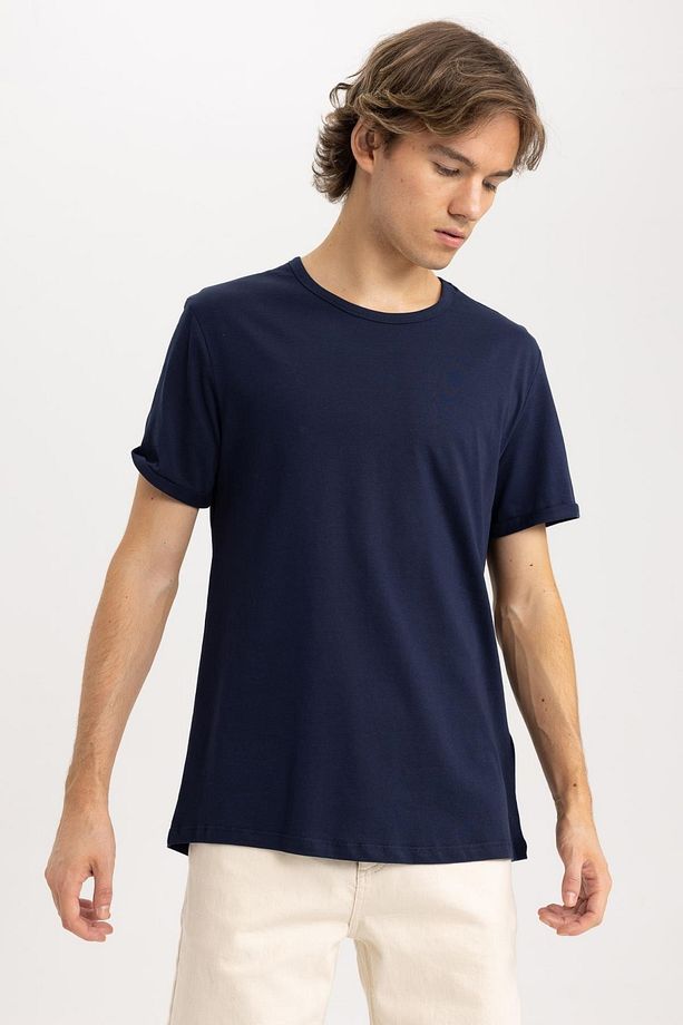 Regular Fit Bisiklet Yaka Kısa Kollu Tişört B1387ax23hs - 1