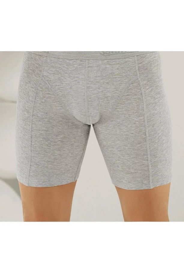1125, 5'li Paket Erkek Likralı Uzun Boxer Short (%95 pamuk %5 elastan) b1r1r2k5 - 1