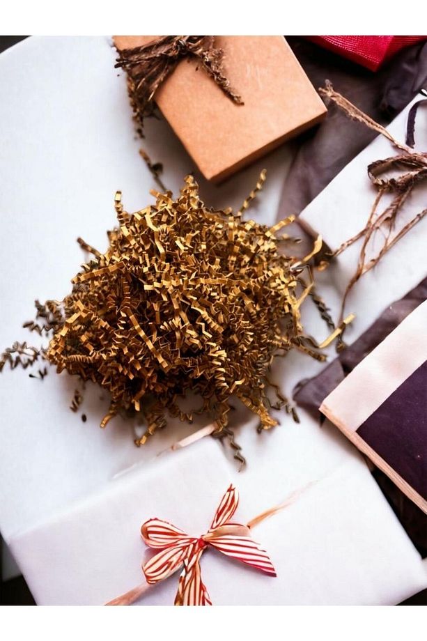 Kırpık Kırpıntı Kağıt Z Zigzag Pelur Kırpıntı Kağıt 100 gr Kraft Renk Süs Dolgu Malzemesi Paper -t5 - 4