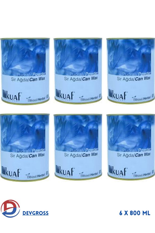 Pudralı Bitkisel Sir Ağda (6 X 800 ml) - 1
