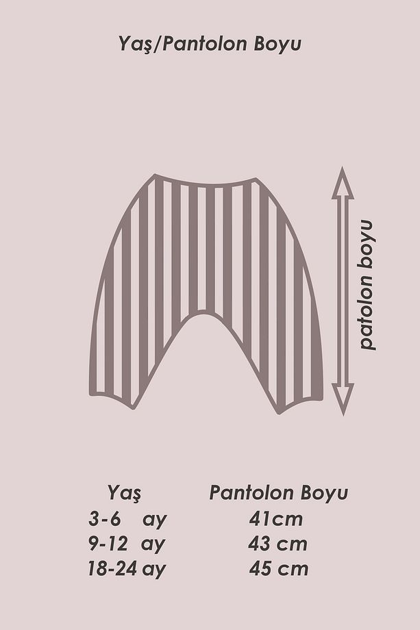 %100 Organik Pamuk Müslin Bebek / Çocuk Pantolon OEKO-TEX sertifikalı yazlık çizgili pantolon - 4