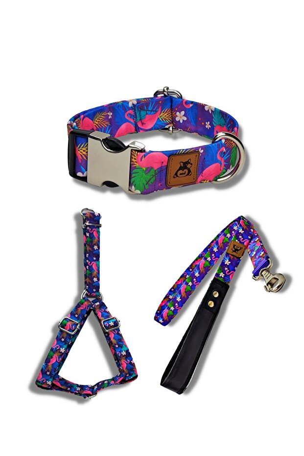 مجموعة مقود الكلب فلامينجو - 1