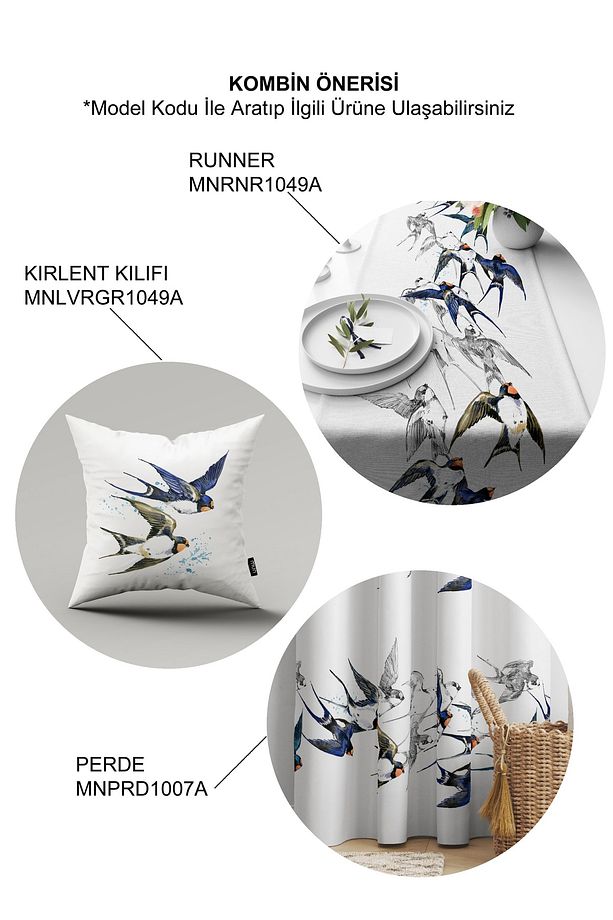 Dijital baskılı fon perde tek kanat 140 x 260 cm Kenar Katlamalı Dikişli - 3